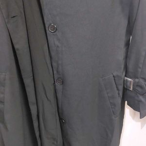 Long Black Trench Coat