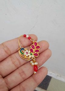Ethnic Gold Nose Ring