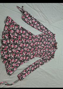 🌸H&amp;M Dream Floral Print Long Sleeve Dress