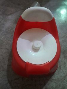 Red & White Potty Chair
