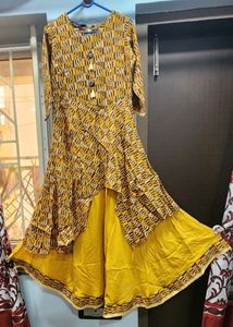 Multi-layered Kurti- Yellow