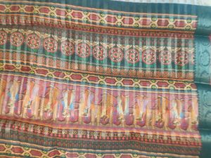 Floral Print Saree