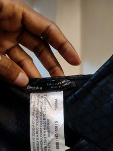 Bershka Snakeskin Corset Top