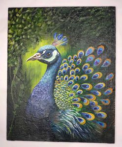 Peacock Painting