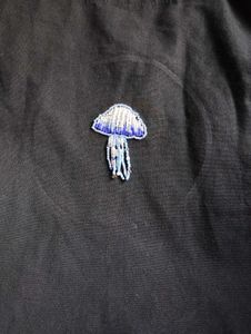 Jellyfish Embroidered Tote Bag