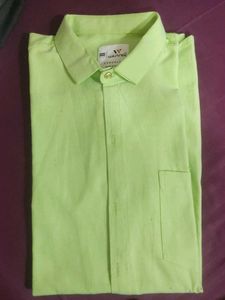 Lime Green Casual Shirt