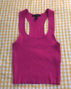 Pink Forever 21 Tank Top