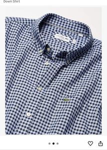 Lacoste Gingham Button-Down