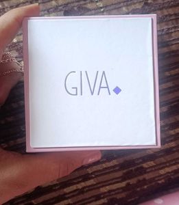 Giva 925 Silver Chain+Pendant (Rose Gold Color)