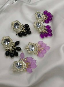 Elegant Stone Drop Earrings