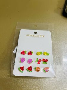 Fruit Stud Earring Set