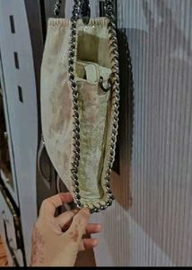 Silver Chain Detail Bag