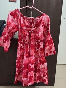 Floral Print Mini Dress