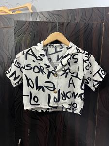 Funky Graphic Print Top