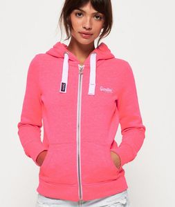 Superdry Pink Orignal Zip-Up Hoodie