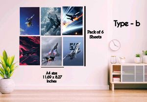 fighter jet Leveling Wall Poster