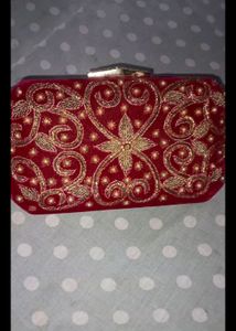 Bridal Clutch Only One Tym.Used