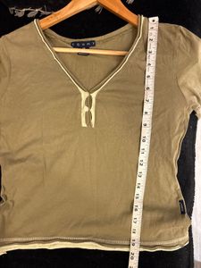 Tommy  Olive Green Tee