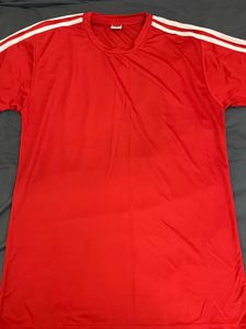 Red &amp; Navy Active T-Shirt Set