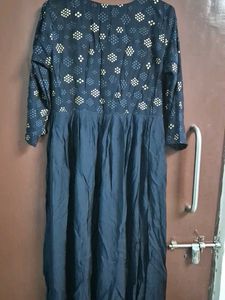 Blue Long Kurta