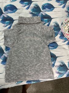 Size Xs Grey Turtleneck