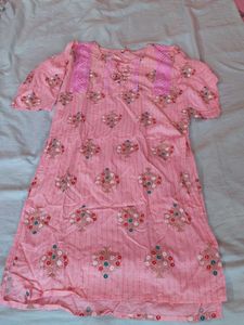 Pink Women Kurti New Without Tag
