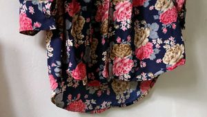 Floral Print Long Sleeve Top