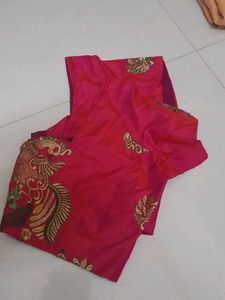 Full Work Half Silk Saree With Readywear Blouse