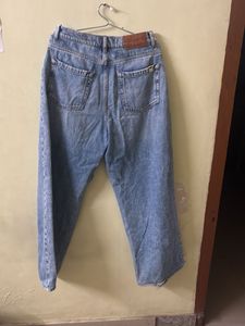 Wide Leg Denim Jeans