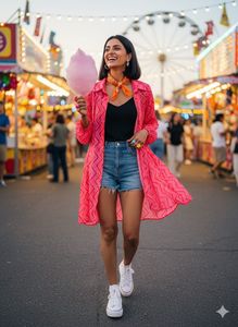 💖Retro Pop Zig-Zag Mini Dress:Brunch 2 Jazz VIBES