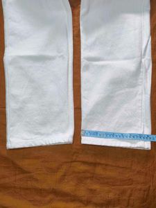 Vintage &#39;Jinglers&#39; White Denim