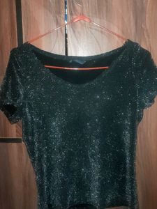 Sparkly Black Top