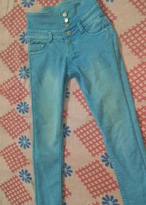 Light Blue High-Waisted Jeans
