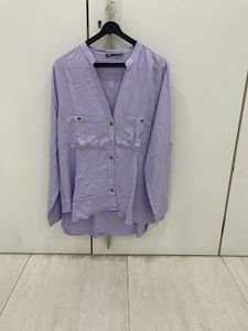 💜Lavender Safari Blouse – New Look, Thrift Price!