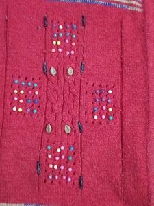 Red Knitted Cardigan