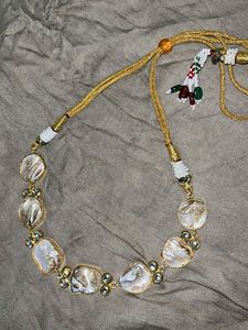 Pearl & Gold Accent Necklace