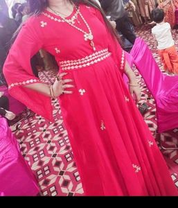 Red Gown For Party Wear