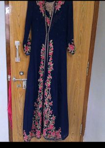 Elegant Embroidered Anarkali Suit
