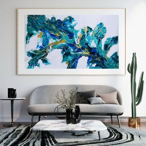 Fluid Art On Canvas