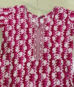 Short Pink Kurti