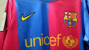 Barcelona Football Jersey (Messi )
