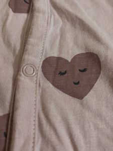 Cute Heart Print Onesie