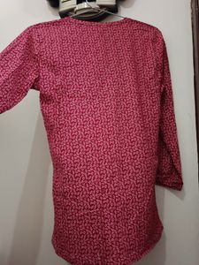 Patterned Long Sleeve Top