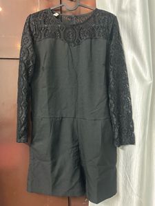 Black Lace Romper