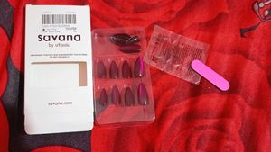 Purple Press-On Nails