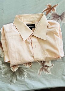 Peach Formal Shirt For Men