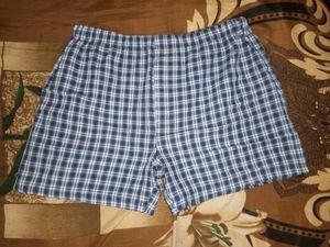 Blue Check Boxers