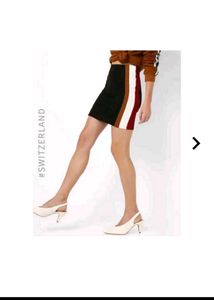 Chic Striped Mini Skirt