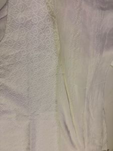 White Embroidered Kurti