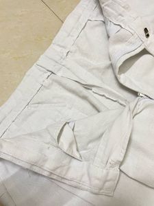 White Straight Leg Pants